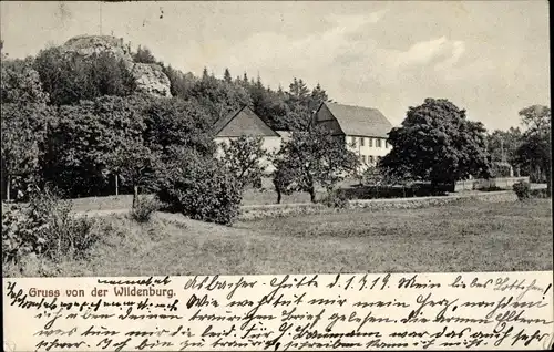 Ak Wildenburg Kempfeld Rheinland Pfalz, Teilansicht