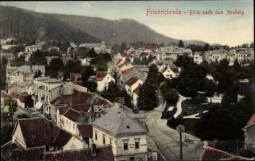 Ak Friedrichroda im Thüringer Wald, Blick nach dem Absberg