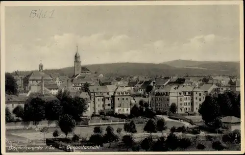 Ak Bischofswerda in Sachsen, Gesamtansicht