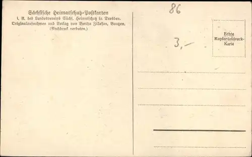 Ak Bautzen in der Oberlausitz, Im Garten der Gemeinde Diakonie