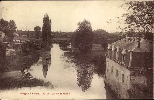 Ak Magnac Laval Haute Vienne, Vue sur la Brame