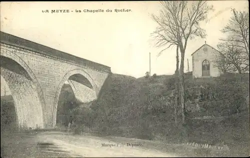 Ak La Meyze Haute Vienne, La Chapelle du Rocher