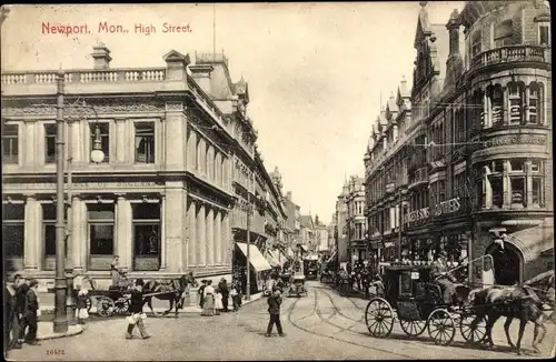 Ak Newport Monmouthshire Wales, High Street