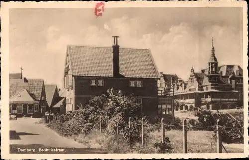 Ak Domburg Veere Zeeland Niederlande, Badhuisstraat