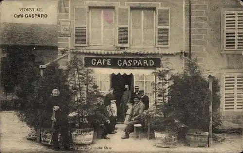 Ak Rezonville Vionville Lothringen Moselle, Cafe Gaspard