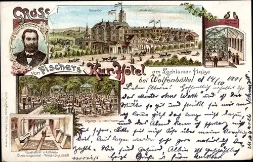 Litho Wolfenbüttel in Niedersachsen, Kurhotel am Lechlumer Holze, Sanatorium