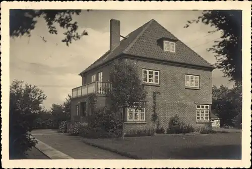 Foto Ak Hamburg Nord Langenhorn, Ochsenzoll, Blick auf ein Wohnhaus