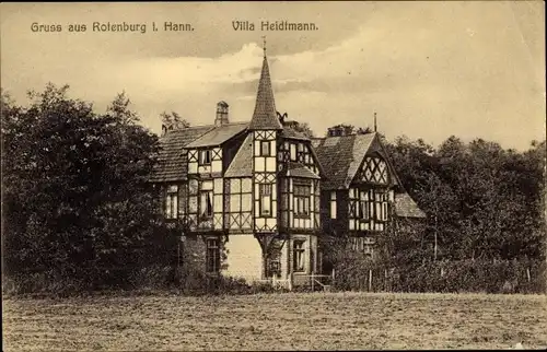 Ak Rotenburg an der Wümme, Villa Heidtmann