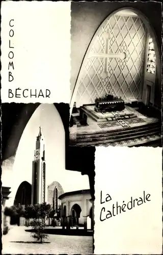 Ak Colomb Bechar Algerien, La Cathedrale