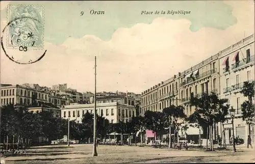 Ak Oran Algerien, Place de la République