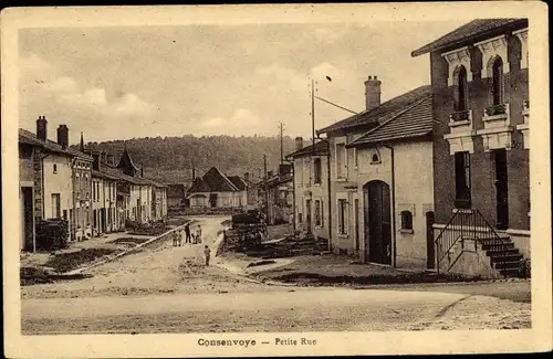 Ak Consenvoye Meuse, Petite Rue