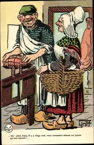 Künstler Ak Griff, Ah, pere Jean, il y a vingt ans