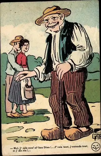 Künstler Ak Griff, Moi, j' suis com' el' bon Dieu