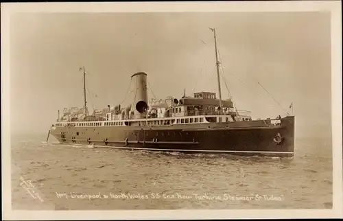 Ak Liverpool & North Wales Steamship Company, Dampfer St. Tudno