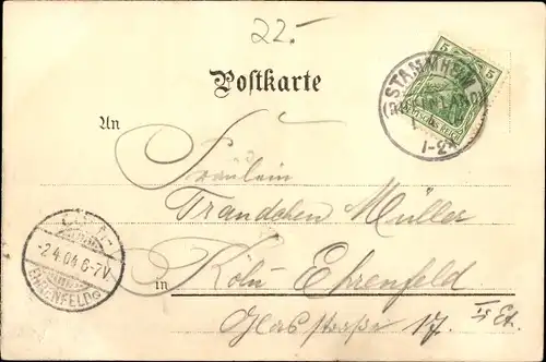 Litho Deutscher Soldat in Uniform auf Feldwache, Kaiserreich-Zeit