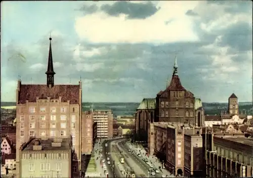 Ak Hansestadt Rostock, Lange Straße