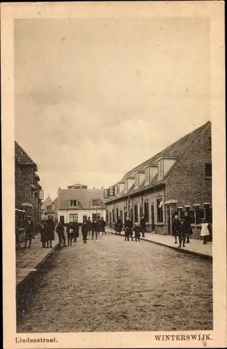 Ak Winterswijk Gelderland Niederlande, Lindenstraat