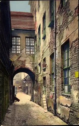Ak Berlin Mitte Alt-Berlin, Innerer Hof des Krögel
