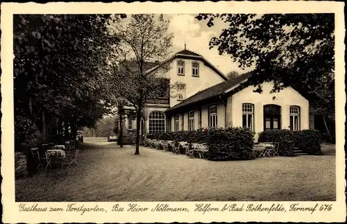 Ak Helfern Bad Rothenfelde am Teutoburger Wald, Gasthaus zum Forstgarten