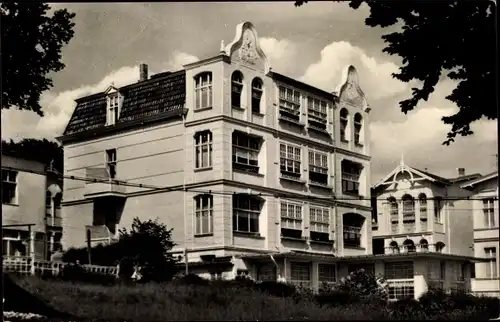 Ak Ostseebad Bansin Heringsdorf auf Usedom, FDGB Ferienheim Germania