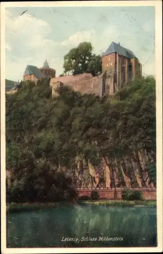 Ak Leisnig in Sachsen, Schloss Mildenstein