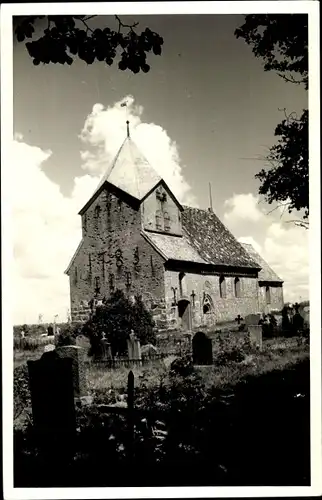 Foto Ak Schobüll Husum in Nordfriesland, Kirche