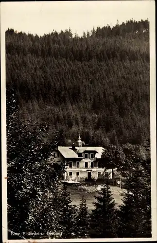 Ak Bayerisch Eisenstein im Bayrischen Wald Niederbayern, Haus, Panorama