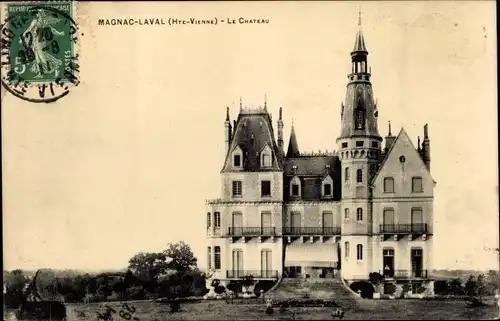 Ak Magnac Laval Haute Vienne, Le Château