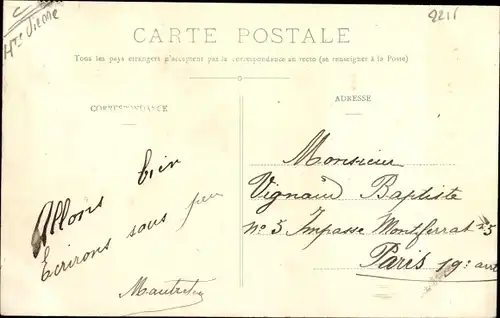 Ak Mortemart Haute Vienne, Ancien Couvent des Carmes et Eglise