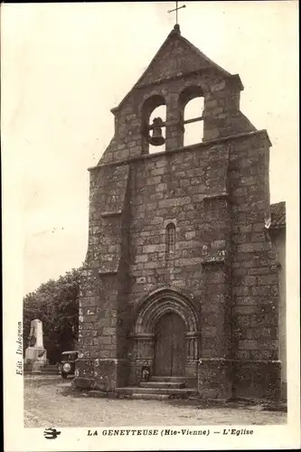 Ak La Geneyteuse Haute Vienne, Eglise