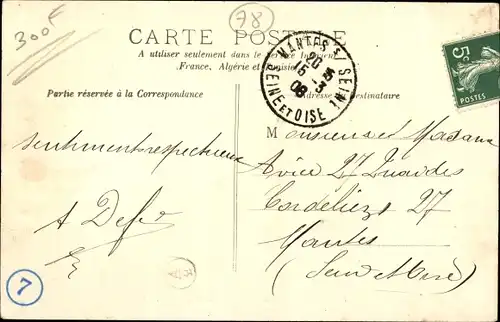 Ak Drocourt Yvelines, Auberge des Trois Maillets
