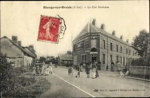 Ak Blangy sur Bresle Seine Maritime, La Cite Deveches