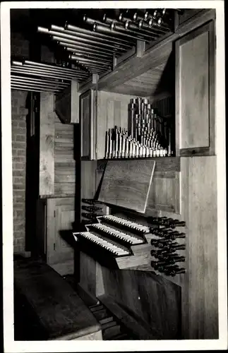 Ak Vianen Utrecht Niederlande, Orgel Nicolaikerk