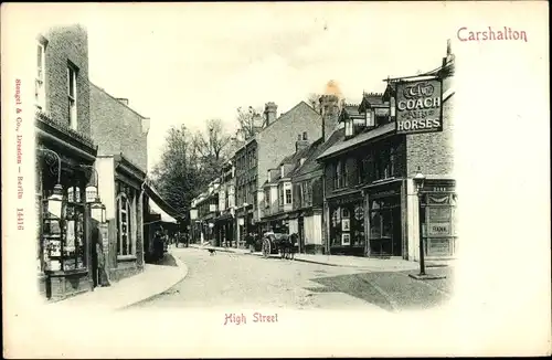 Ak Carshalton Sutton London England, High Street