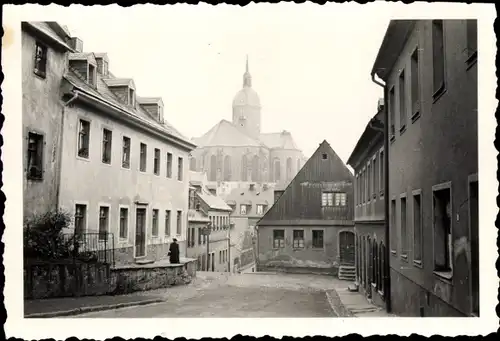 Foto Ak Annaberg Buchholz im Erzgebirge, Straßenpartie