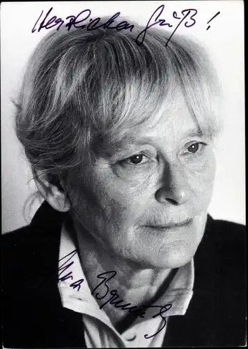 Ak Schauspielerin Eva Brumby, Portrait, Autogramm