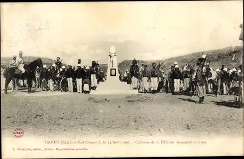 Ak Taghit Algerien, Colonne de la Defense