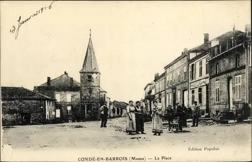 Ak Condé en Barrois Les Hauts de Chée Meuse, La Place