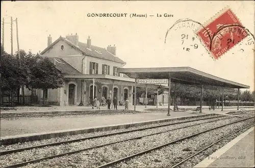 Ak Gondrecourt Meuse, La Gare