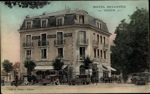 Ak Verdun Meuse, Hotel Bellevue