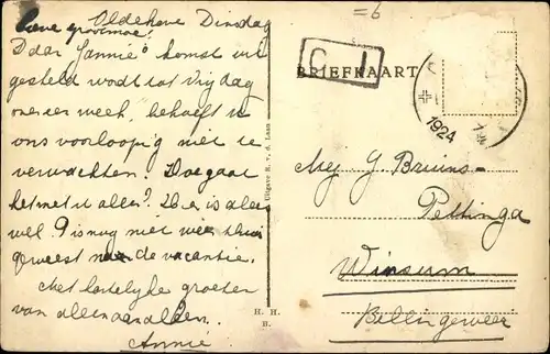 Ak Oldehove Groningen, Openbare Lagere en U.L.O. School