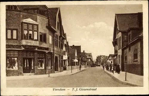 Ak Veendam Groningen, T. J. Giezenstraat