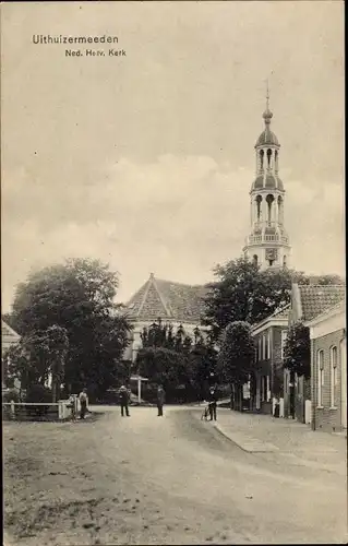 Ak Uithuizermeeden Groningen, Ned. Herv. Kerk