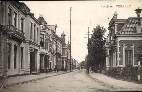 Ak Veendam Groningen, Kerklaan