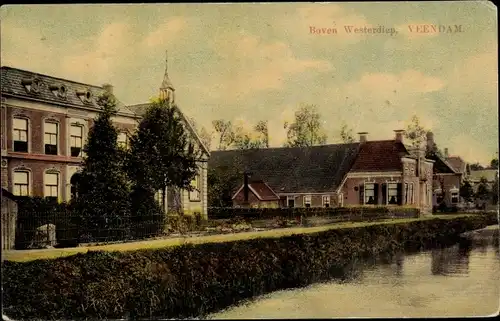 Ak Veendam Groningen, Boven Westerdiep