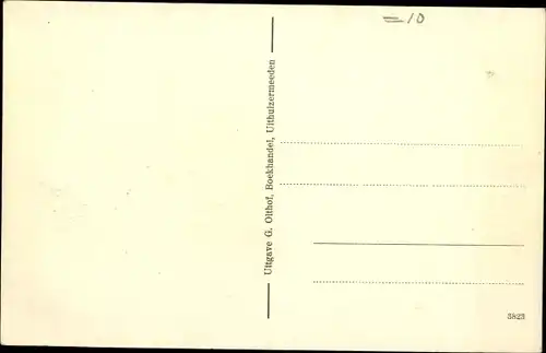 Ak Uithuizermeeden Groningen, Straßenpartie