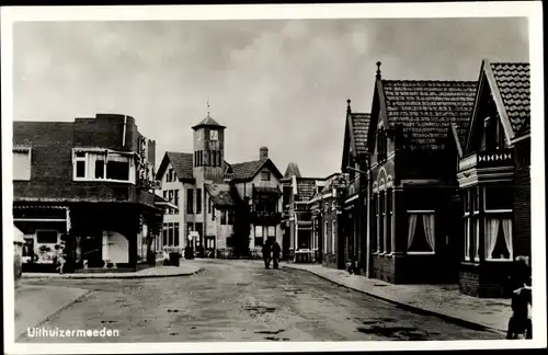 Ak Uithuizermeeden Groningen, Straßenpartie