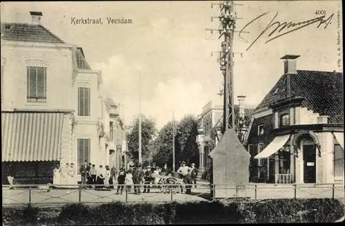 Ak Veendam Groningen, Kerkstraat
