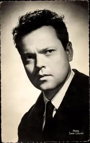 Ak Schauspieler und Filmregisseur Orson Welles, Portrait