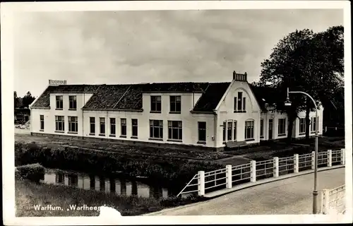 Ak Warffum Groningen Niederlande, Fabrikgebäude